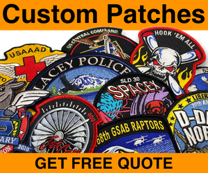 Custom Embroidered PVC Patches