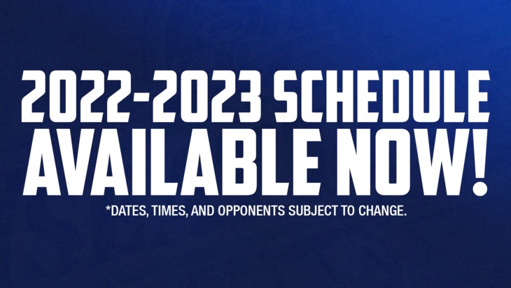 Thunderbirds Announce Regular Season Schedule For 2022 23 Season